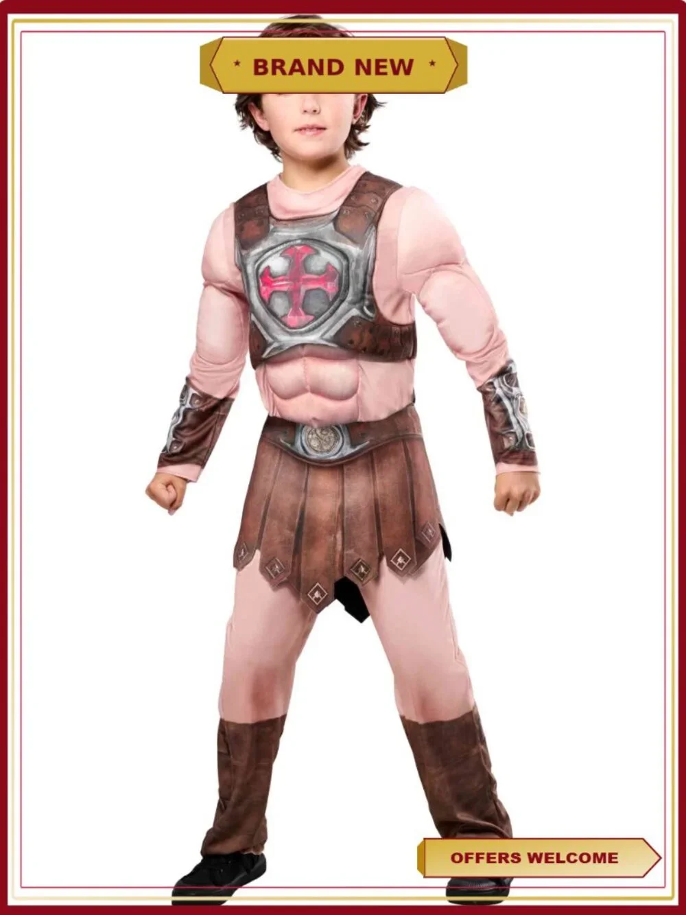 He-Man Masters of the Universe Halloween Costume Muscle Chest Jumpsuit Loin